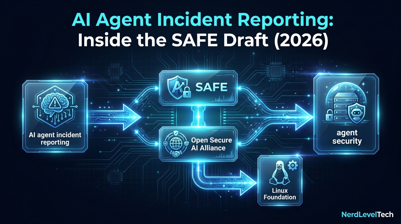 Cover image for AI Agent Incident Reporting: Inside the SAFE Draft (2026)