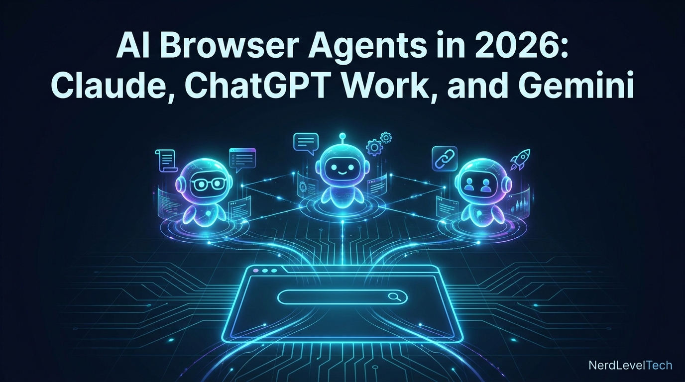 AI Browser Agents in 2026: Claude, ChatGPT Work, and Gemini