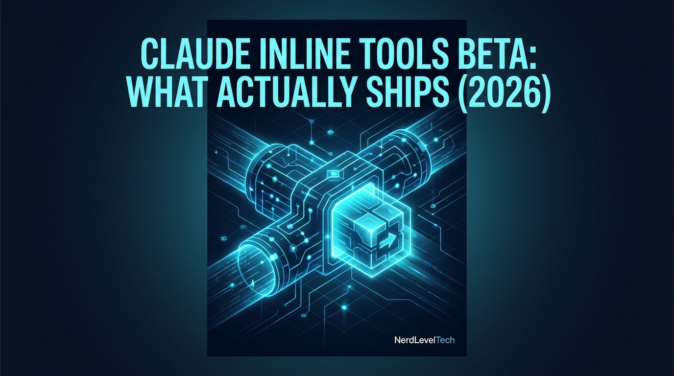 Cover image for Claude Inline Tools Beta: What Actually Ships (2026)