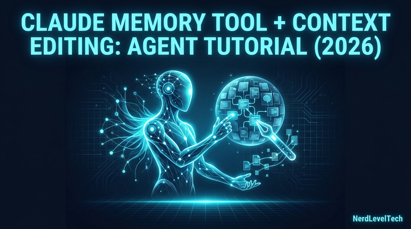 Claude Memory Tool + Context Editing: Agent Tutorial (2026)