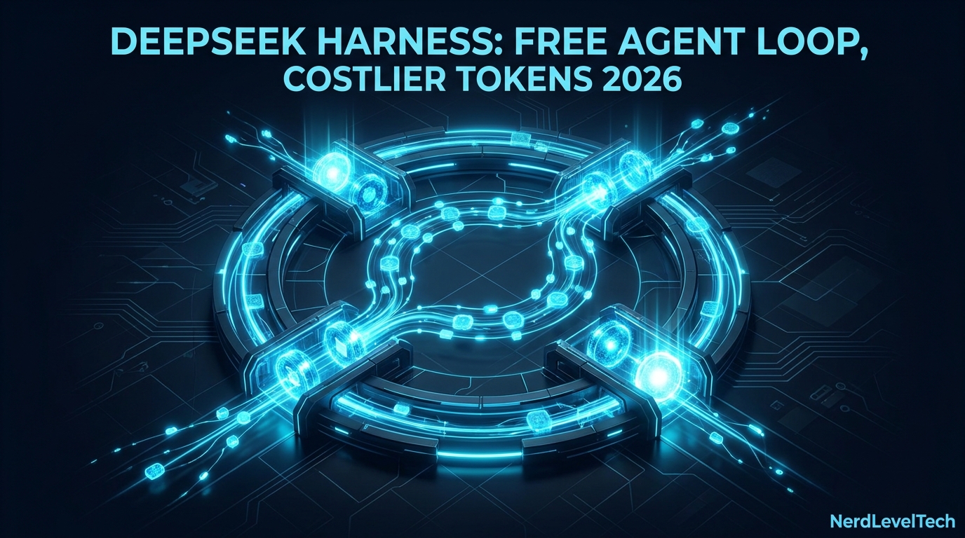 Cover image for DeepSeek Harness: Free Agent Loop, Costlier Tokens 2026