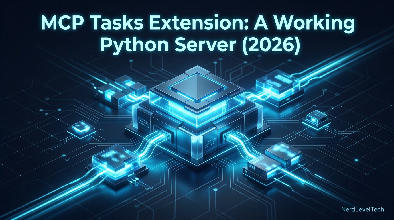 Cover image for MCP Tasks Extension: A Working Python Server (2026)