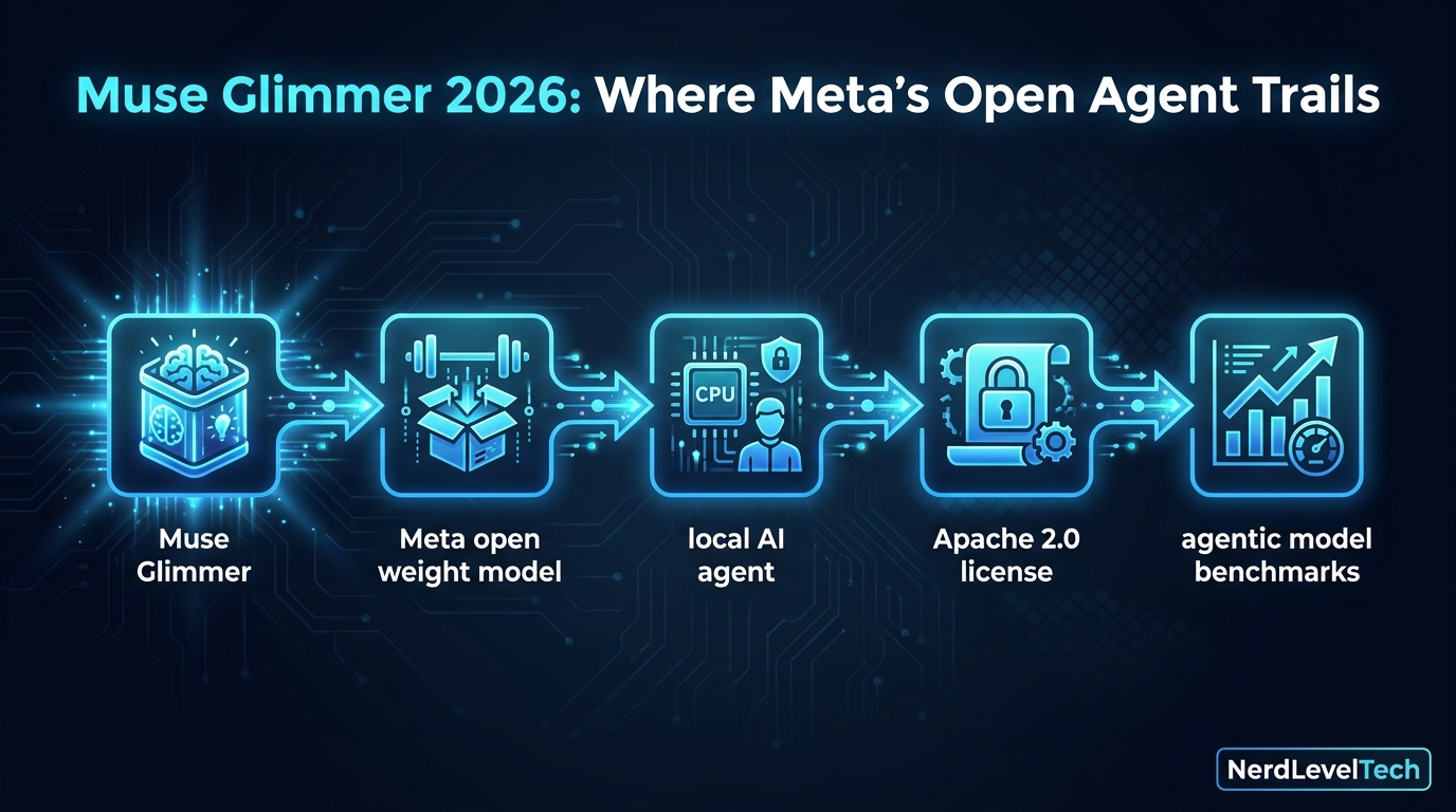 Muse Glimmer 2026: Where Meta's Open Agent Trails