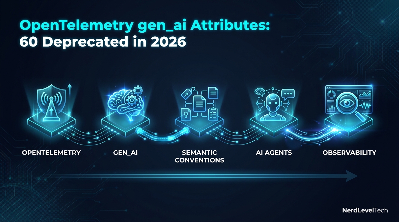 Cover image for OpenTelemetry gen_ai Attributes: 60 Deprecated in 2026