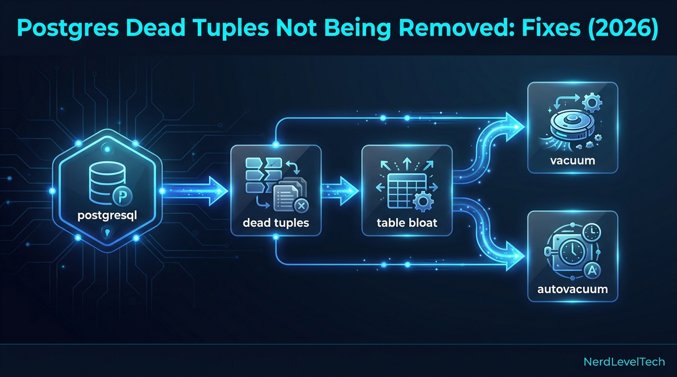 Cover image for Postgres Dead Tuples Not Being Removed: Fixes (2026)